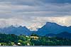 Alps from Lucerne Lake, Switzerland 
