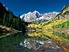 Maroon Bells and Reflection, CO 0721 